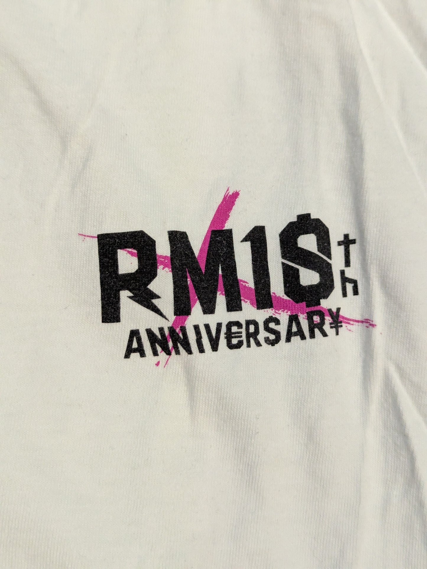オカダ・カズチカ「RM10th FACE Ⅱ」Tシャツ②(ホワイト)
