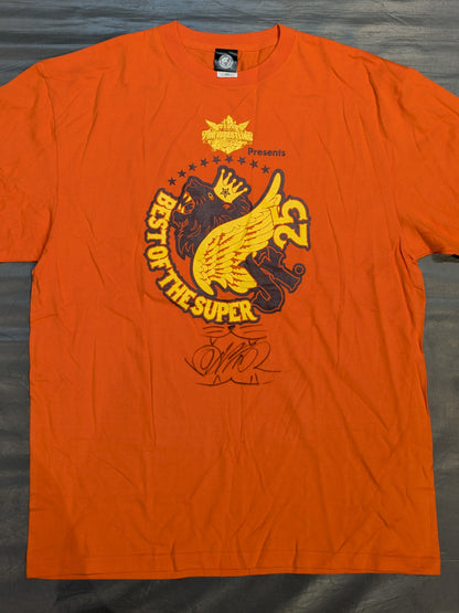 【岡倫之 直筆サイン入り】BEST OF THE SUPER Jr.25 大会記念Tシャツ