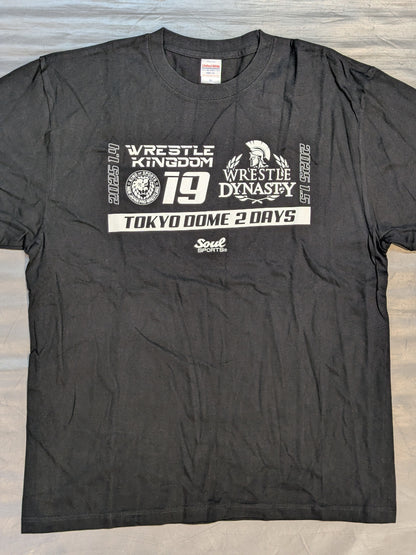 WRESTLE KINGDOM 19＆WRESTLE DYNASTY 大会記念Tシャツ