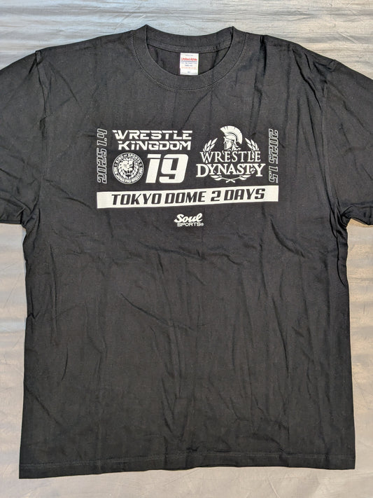 WRESTLE KINGDOM 19＆WRESTLE DYNASTY 大会記念Tシャツ
