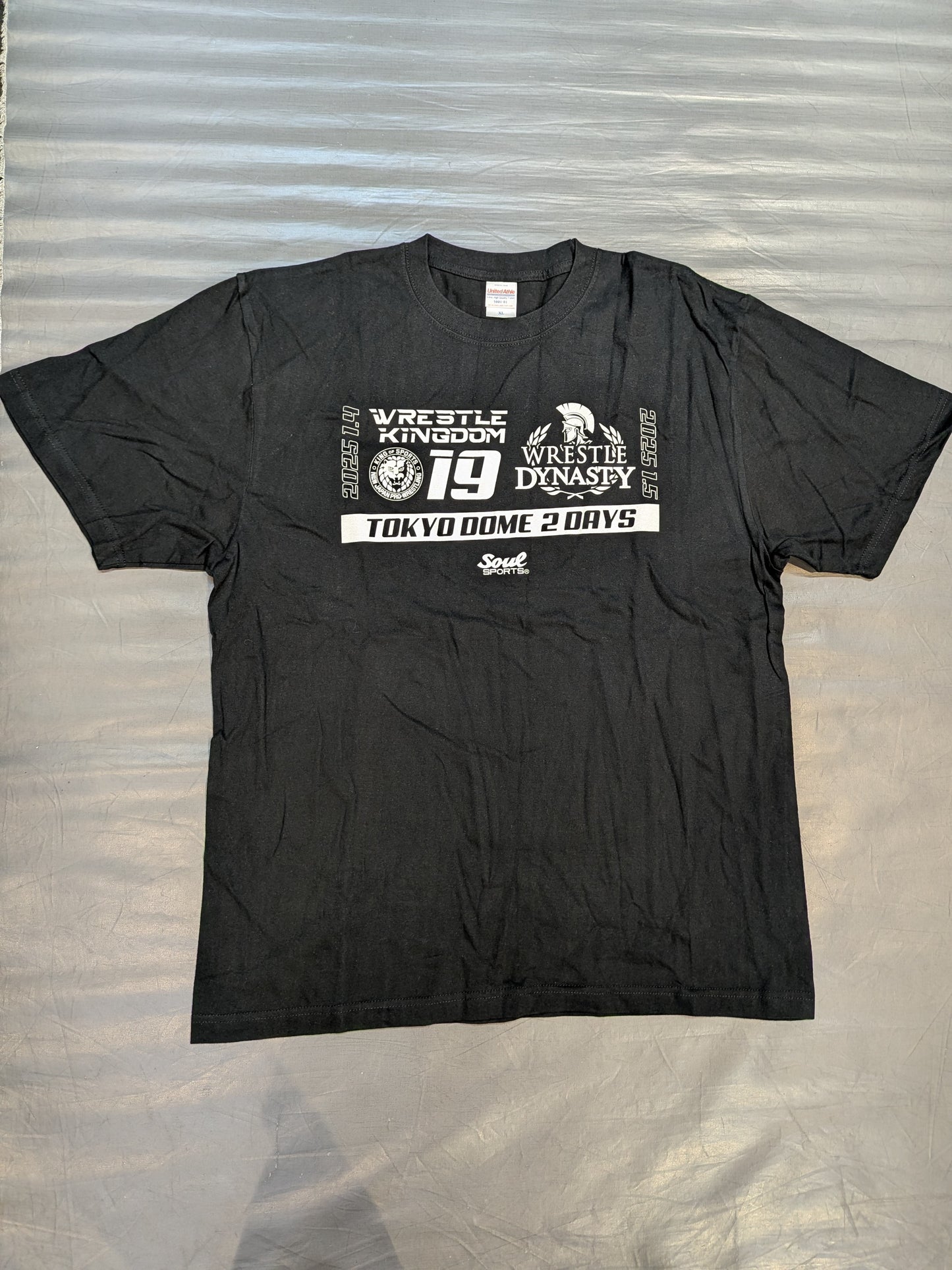 WRESTLE KINGDOM 19＆WRESTLE DYNASTY 大会記念Tシャツ