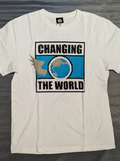 ケニー・オメガ「CHANGING THE WORLD」Tシャツ(オフホワイト)