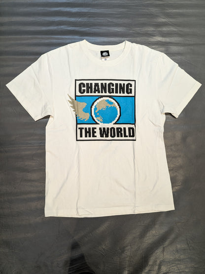 ケニー・オメガ「CHANGING THE WORLD」Tシャツ(オフホワイト)