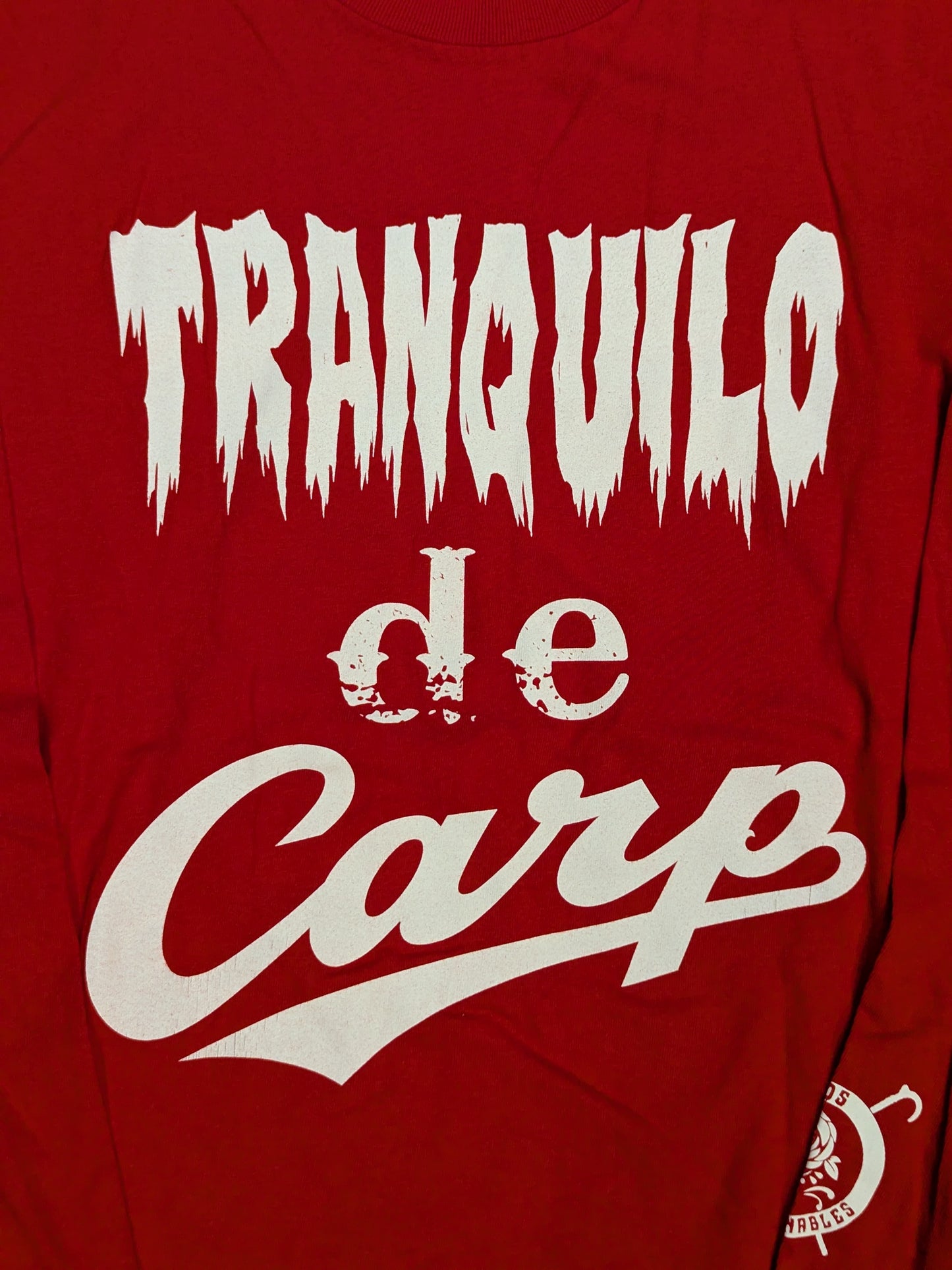 広島東洋カープ×内藤哲也「TRANQUILO de Carp」ロングスリーブTシャツ②(レッド)