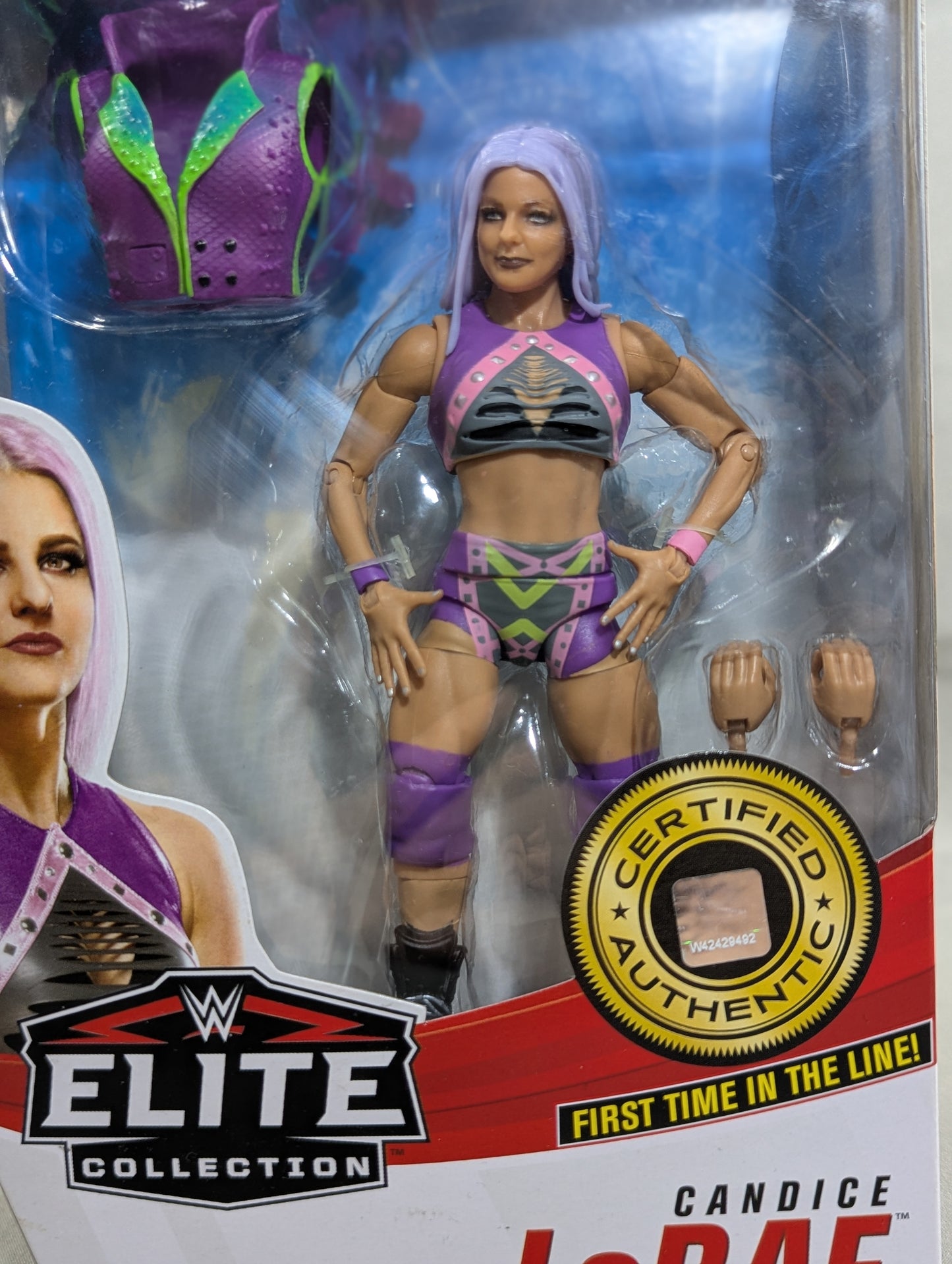 Candice Lelae (Purple Costume)