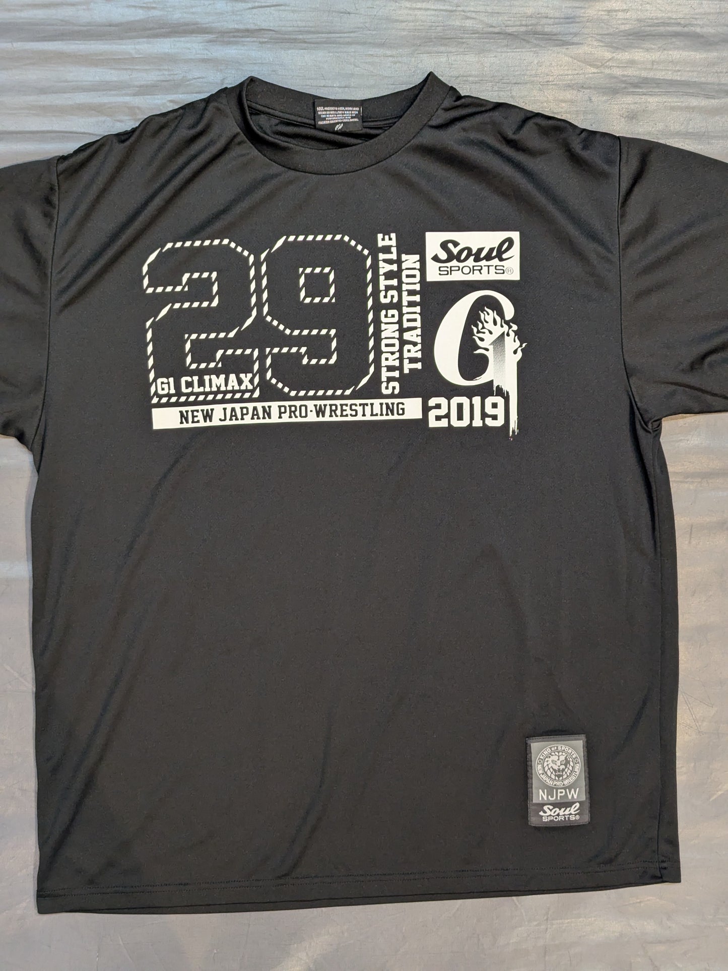 G1 CLIMAX 29 大会記念 SOUL SPORT ドライTシャツ①