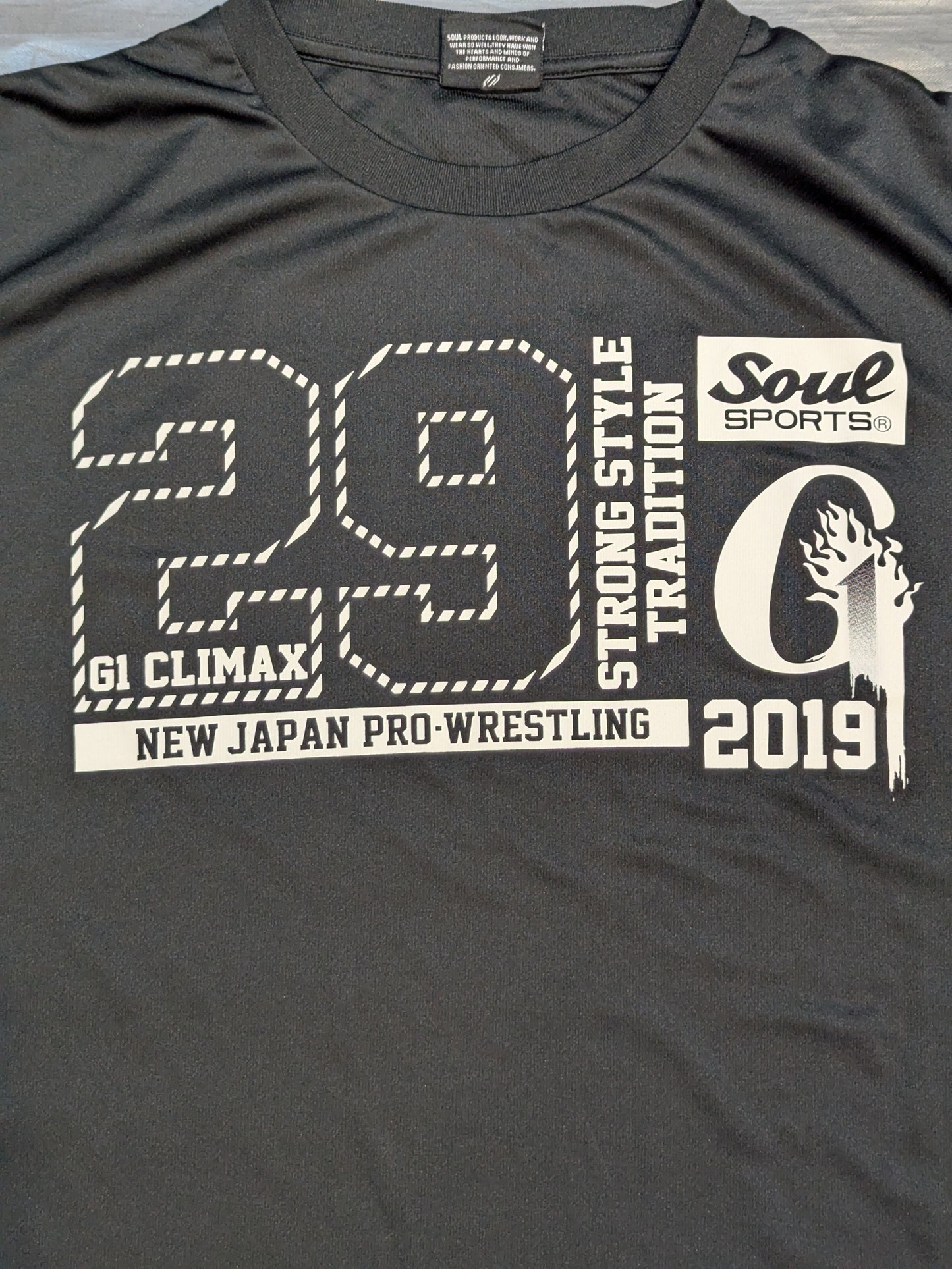 G1 CLIMAX 29 大会記念 SOUL SPORT ドライTシャツ②