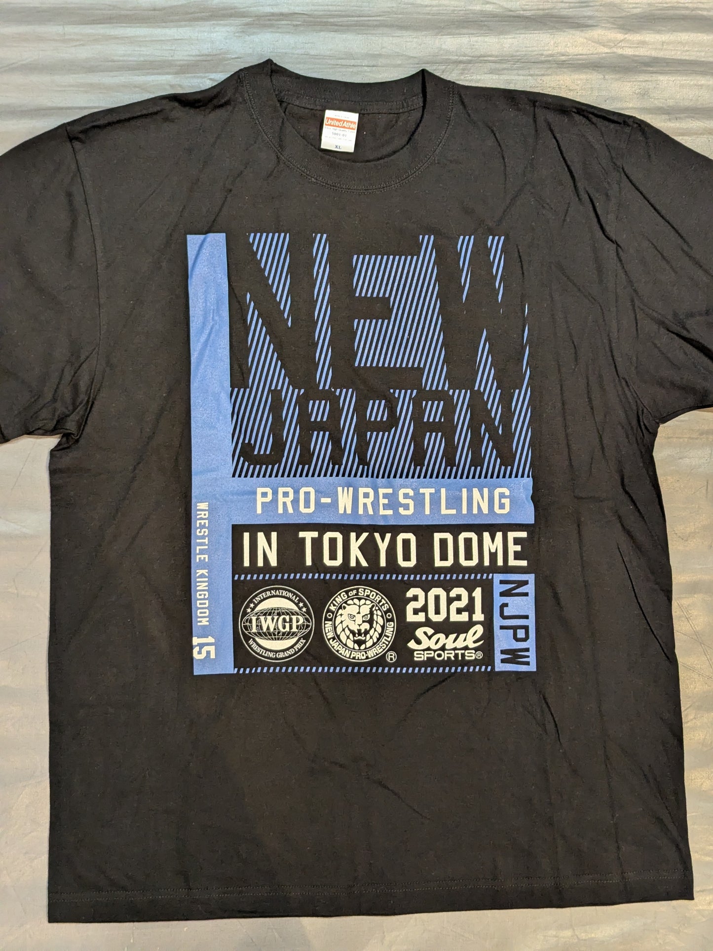 WRESTLE KINGDOM 15 大会記念「SOUL SPORTS」Tシャツ①
