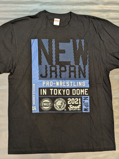 WRESTLE KINGDOM 15 大会記念「SOUL SPORTS」Tシャツ①