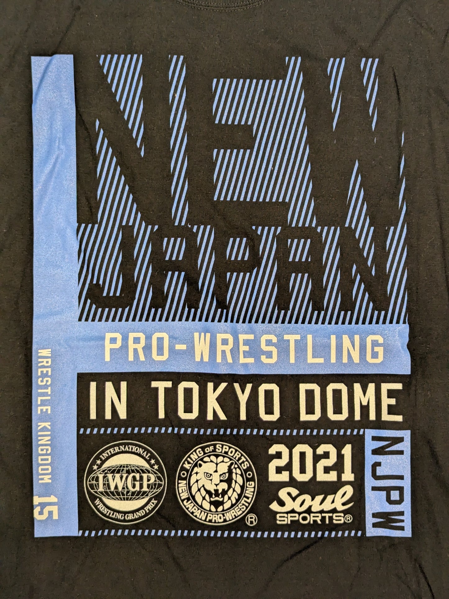 WRESTLE KINGDOM 15 大会記念「SOUL SPORTS」Tシャツ①