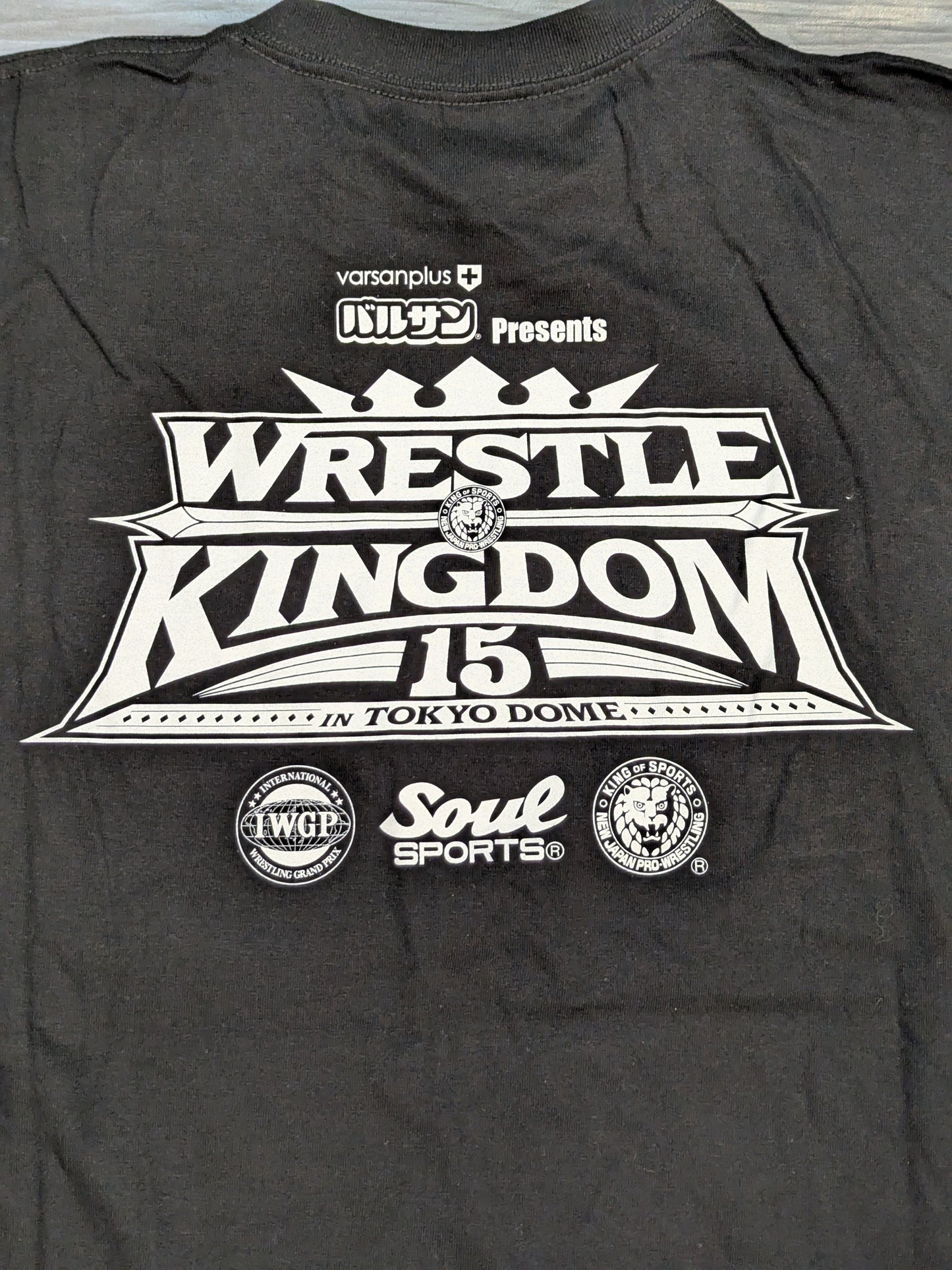WRESTLE KINGDOM 15 大会記念「SOUL SPORTS」Tシャツ①
