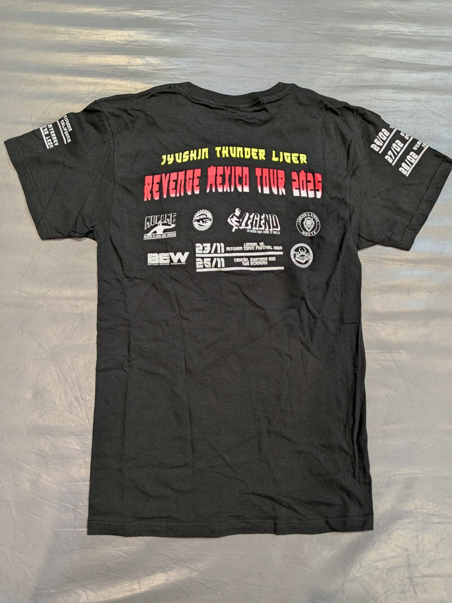 獣神サンダー・ライガー「REVENGE MEXICO TOUR 2025」イラストTシャツ①