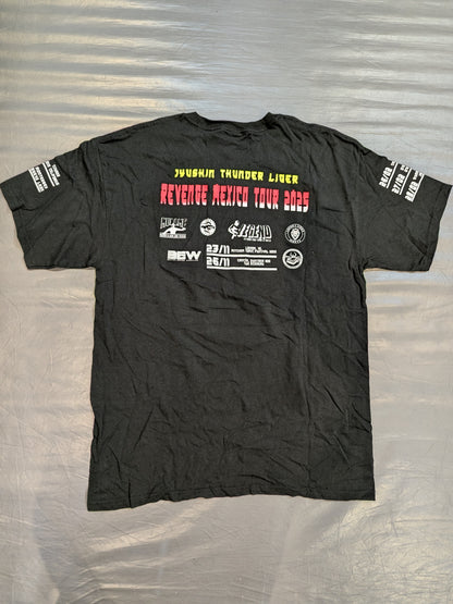 獣神サンダー・ライガー「REVENGE MEXICO TOUR 2025」イラストTシャツ③