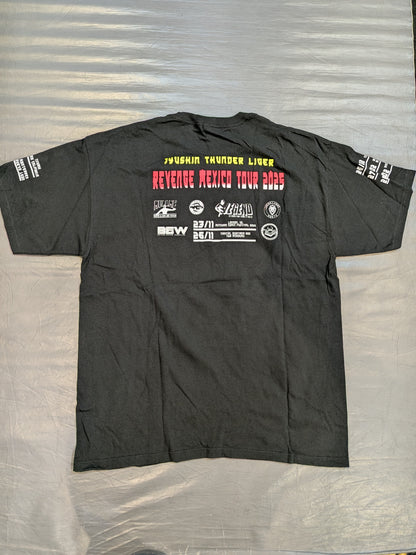 獣神サンダー・ライガー「REVENGE MEXICO TOUR 2025」イラストTシャツ④