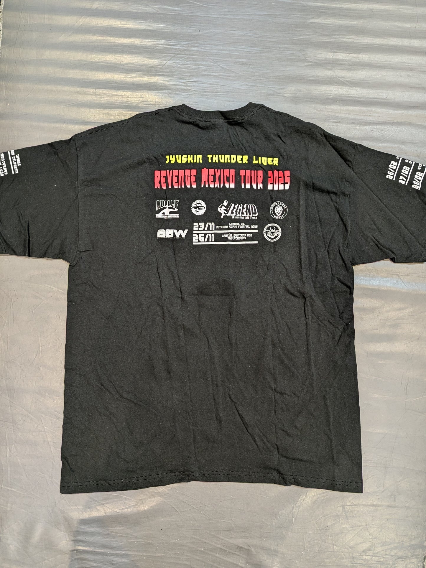 獣神サンダー・ライガー「REVENGE MEXICO TOUR 2025」イラストTシャツ⑤