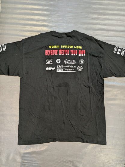 獣神サンダー・ライガー「REVENGE MEXICO TOUR 2025」イラストTシャツ⑤