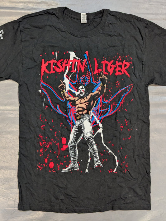 鬼神ライガー「REVENGE MEXICO TOUR 2025」イラストTシャツ①
