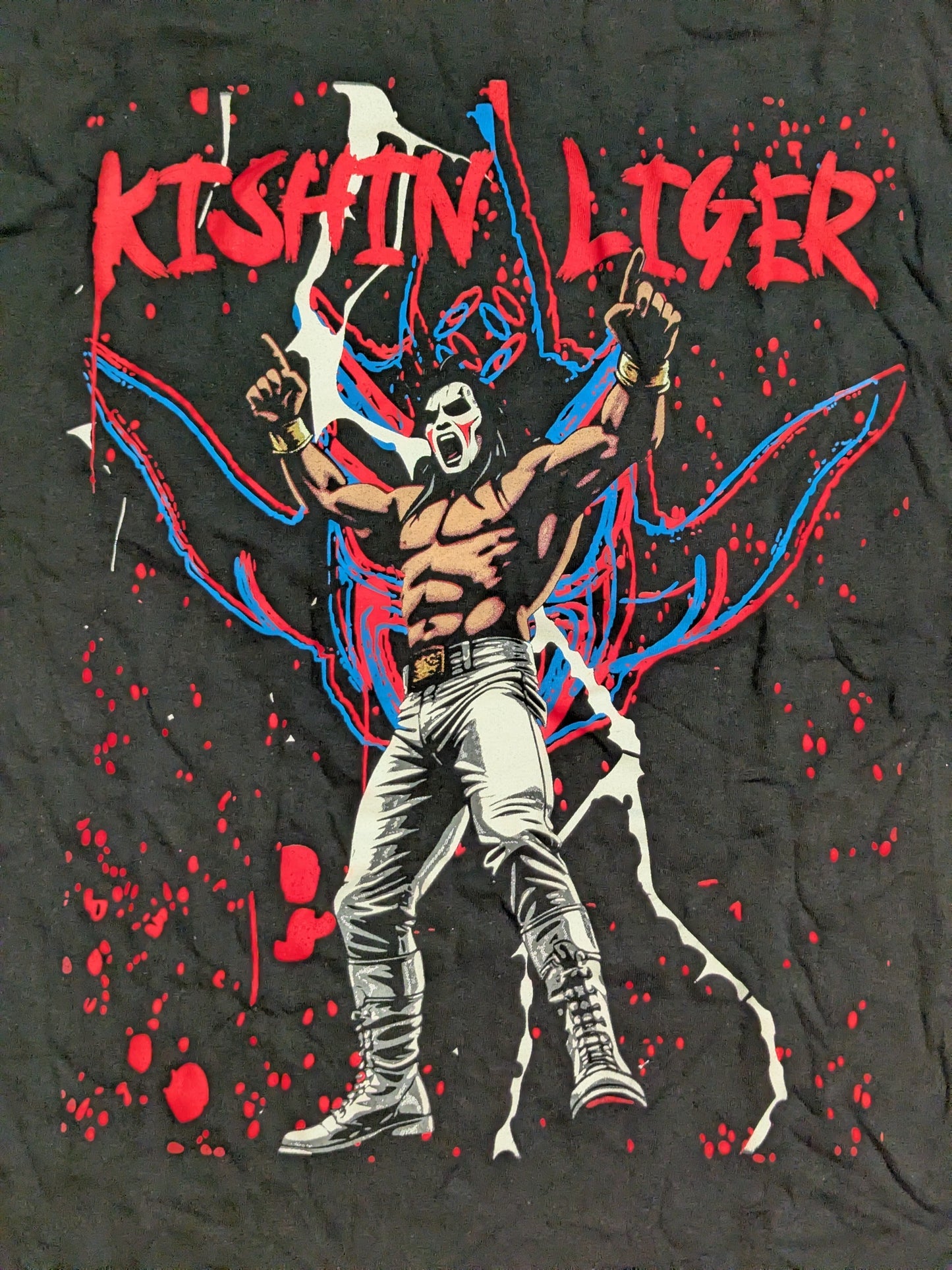 鬼神ライガー「REVENGE MEXICO TOUR 2025」イラストTシャツ①