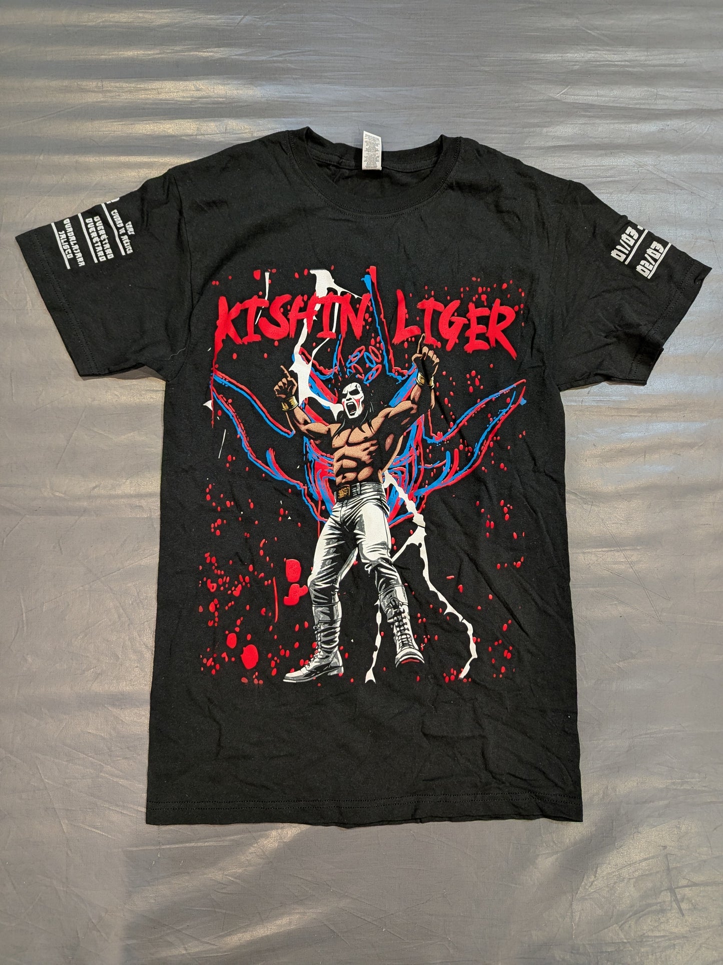 鬼神ライガー「REVENGE MEXICO TOUR 2025」イラストTシャツ②