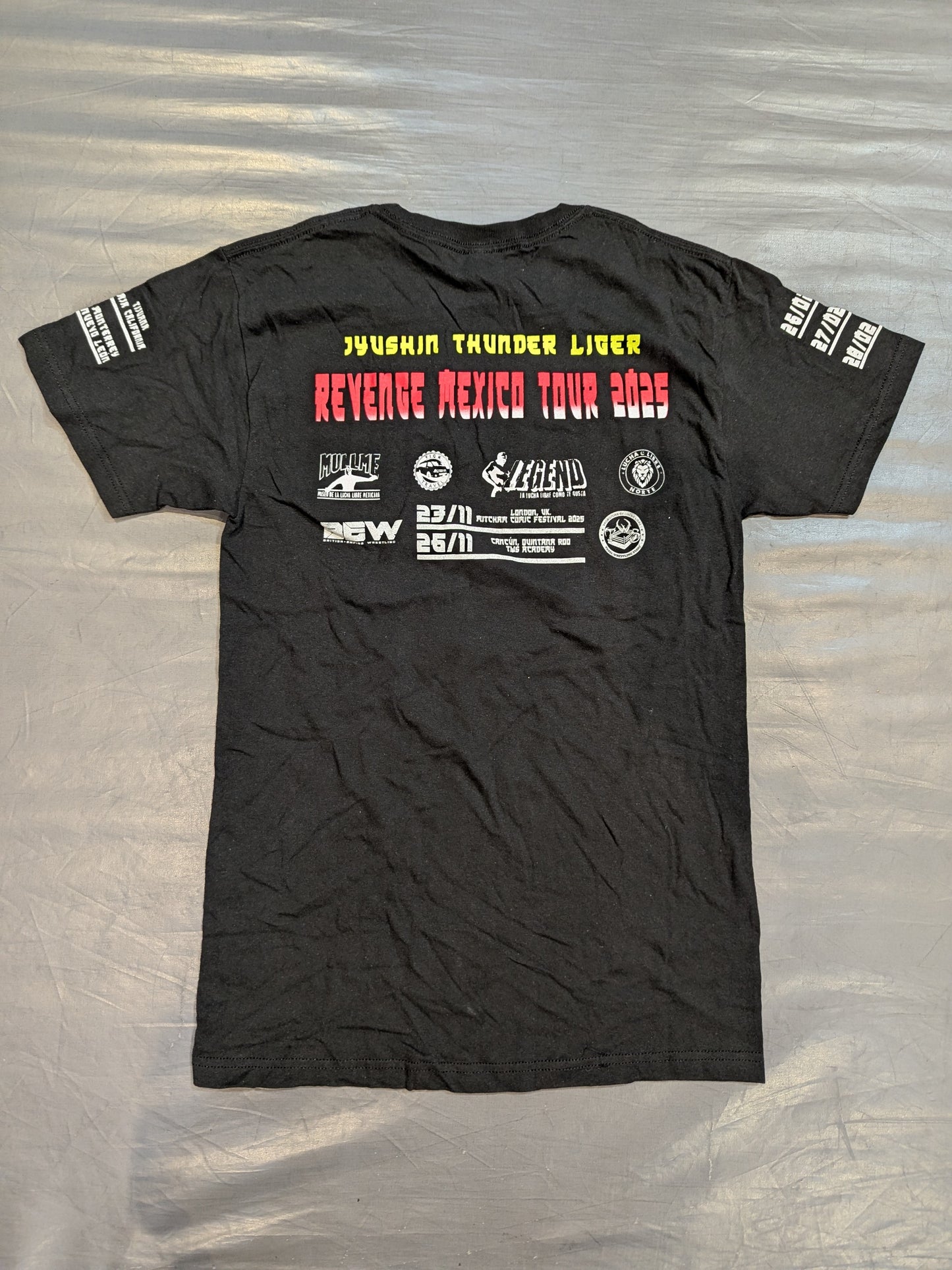 鬼神ライガー「REVENGE MEXICO TOUR 2025」イラストTシャツ②