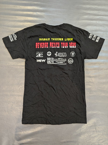 鬼神ライガー「REVENGE MEXICO TOUR 2025」イラストTシャツ②