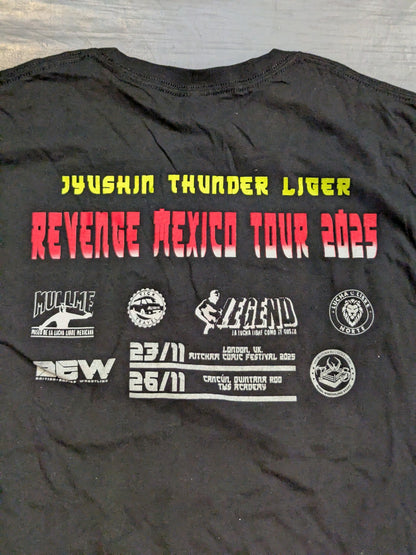 鬼神ライガー「REVENGE MEXICO TOUR 2025」イラストTシャツ②
