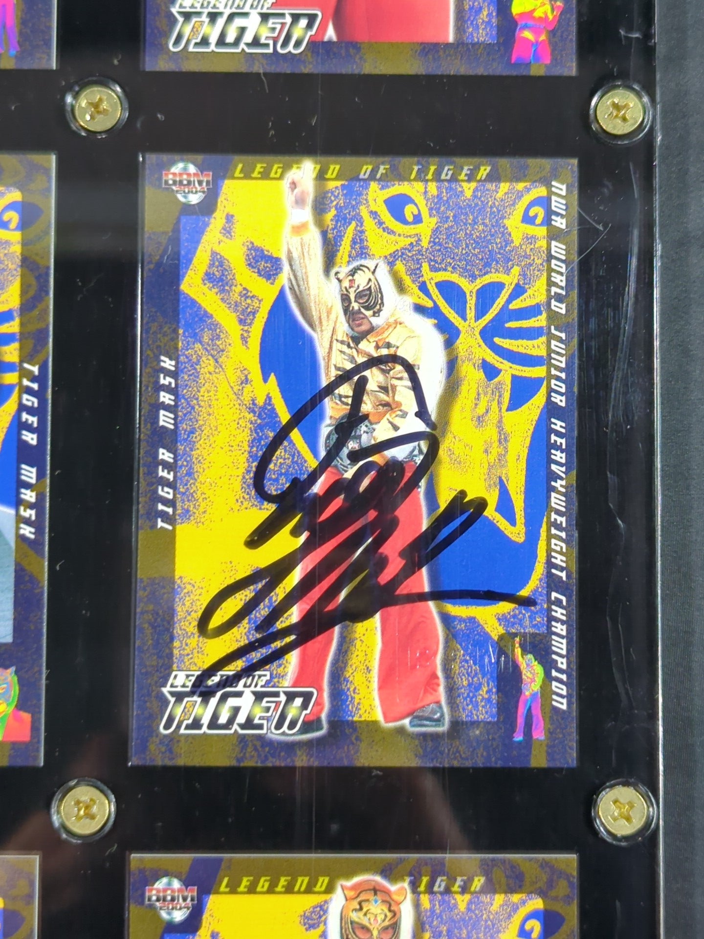 ★ Legendary Tiger ★ 2004 BBM Tiger Mask Commemorative Card Set