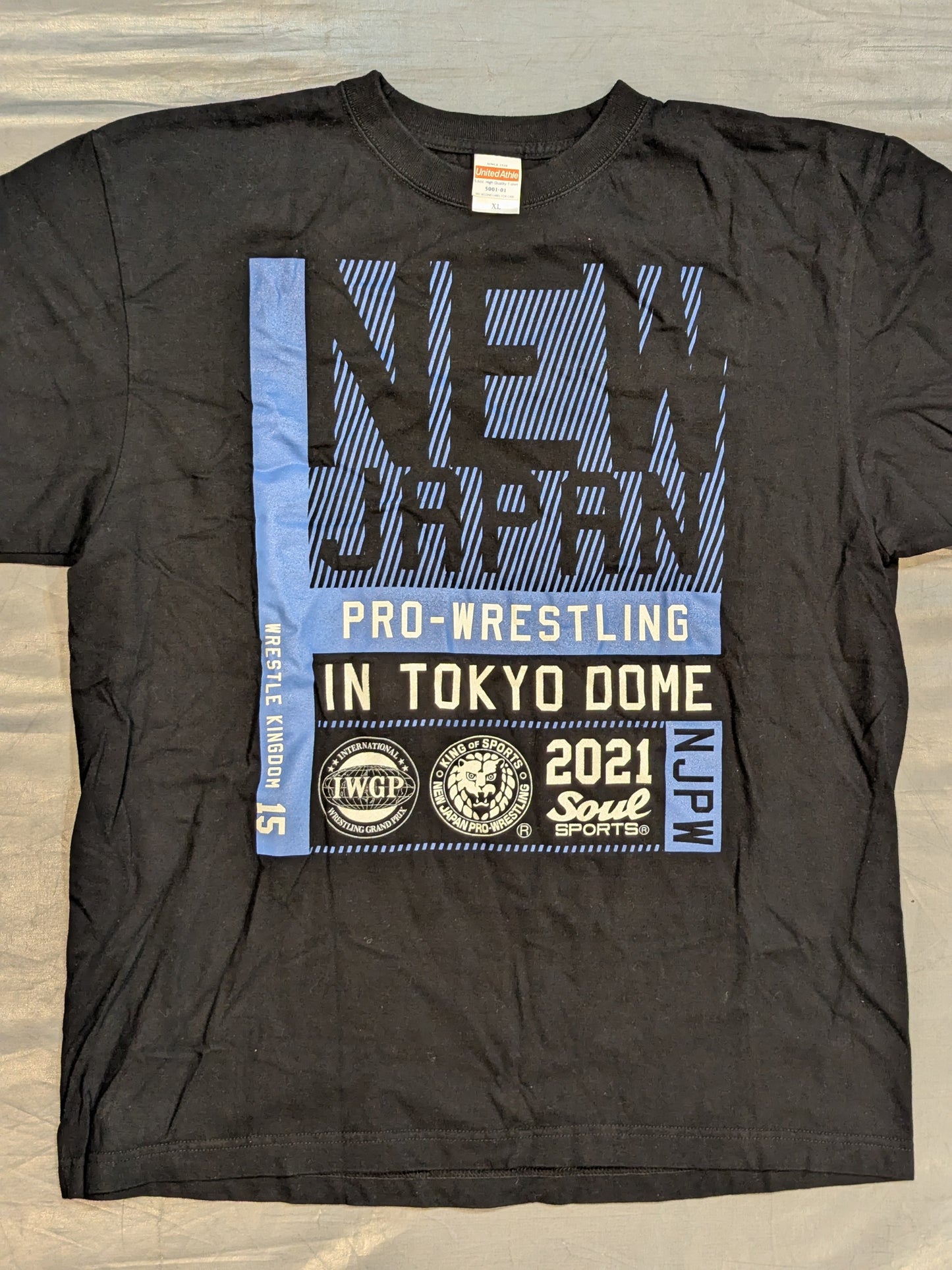 WRESTLE KINGDOM 15 大会記念「SOUL SPORTS」Tシャツ②