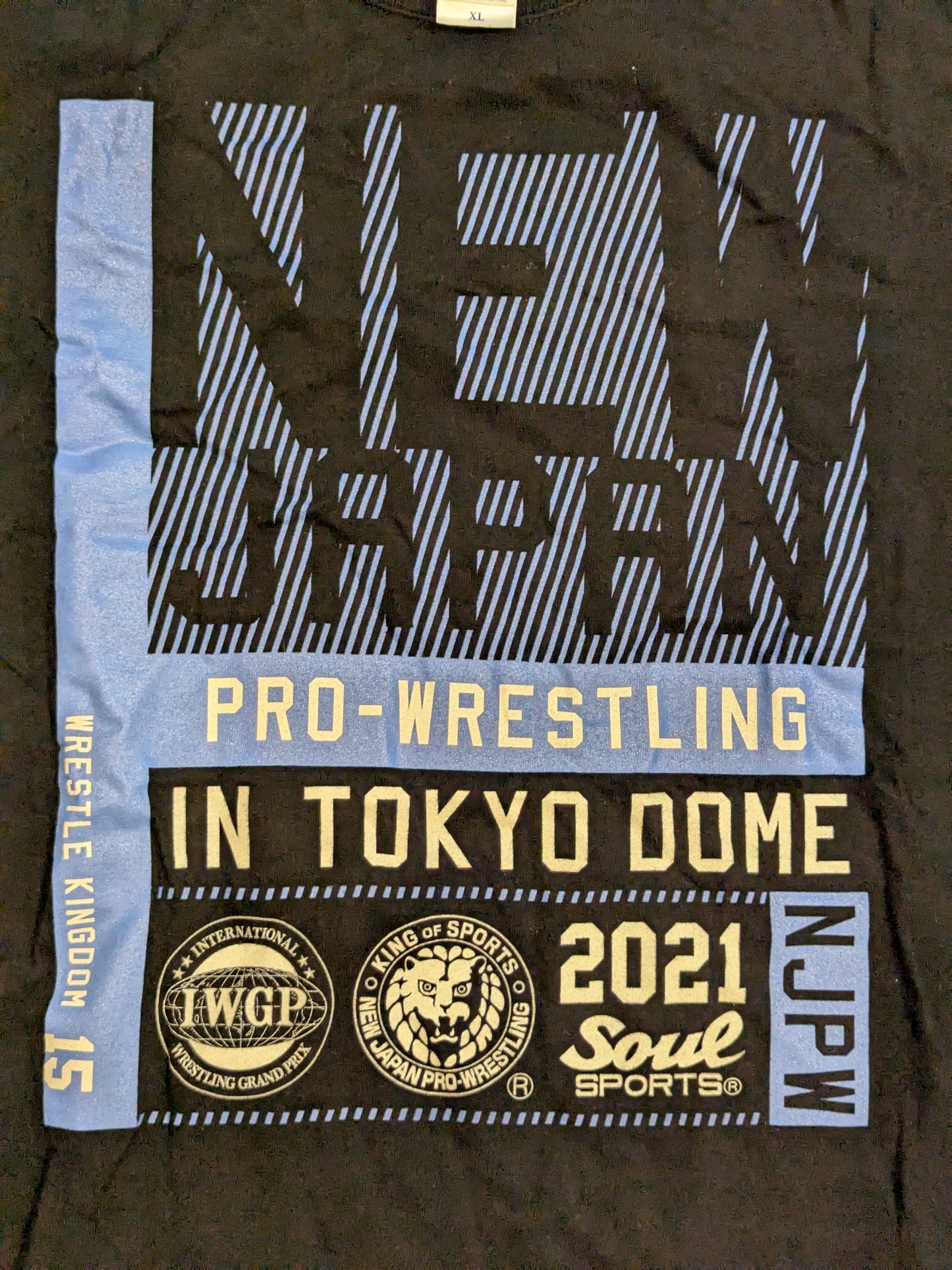 WRESTLE KINGDOM 15 大会記念「SOUL SPORTS」Tシャツ②