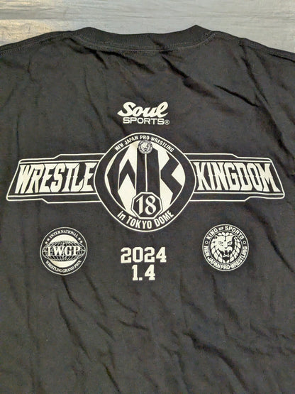 WRESTLE KINGDOM 18 大会記念「SOUL SPORTS」Tシャツ