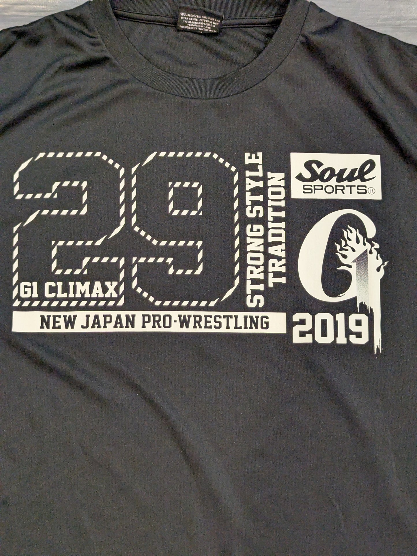 G1 CLIMAX 29 大会記念 SOUL SPORT ドライTシャツ③