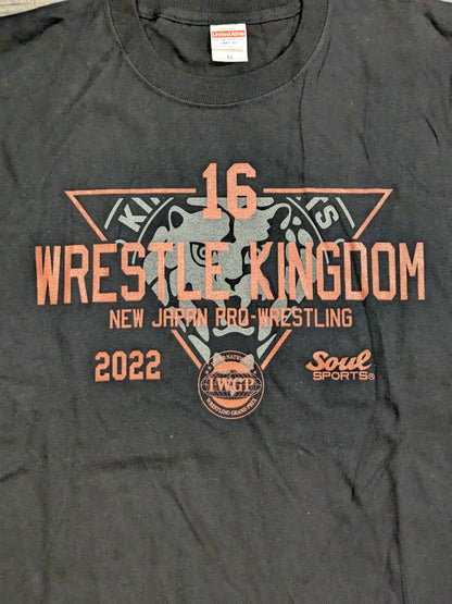WRESTLE KINGDOM 16 大会記念「SOUL SPORTS」Tシャツ②