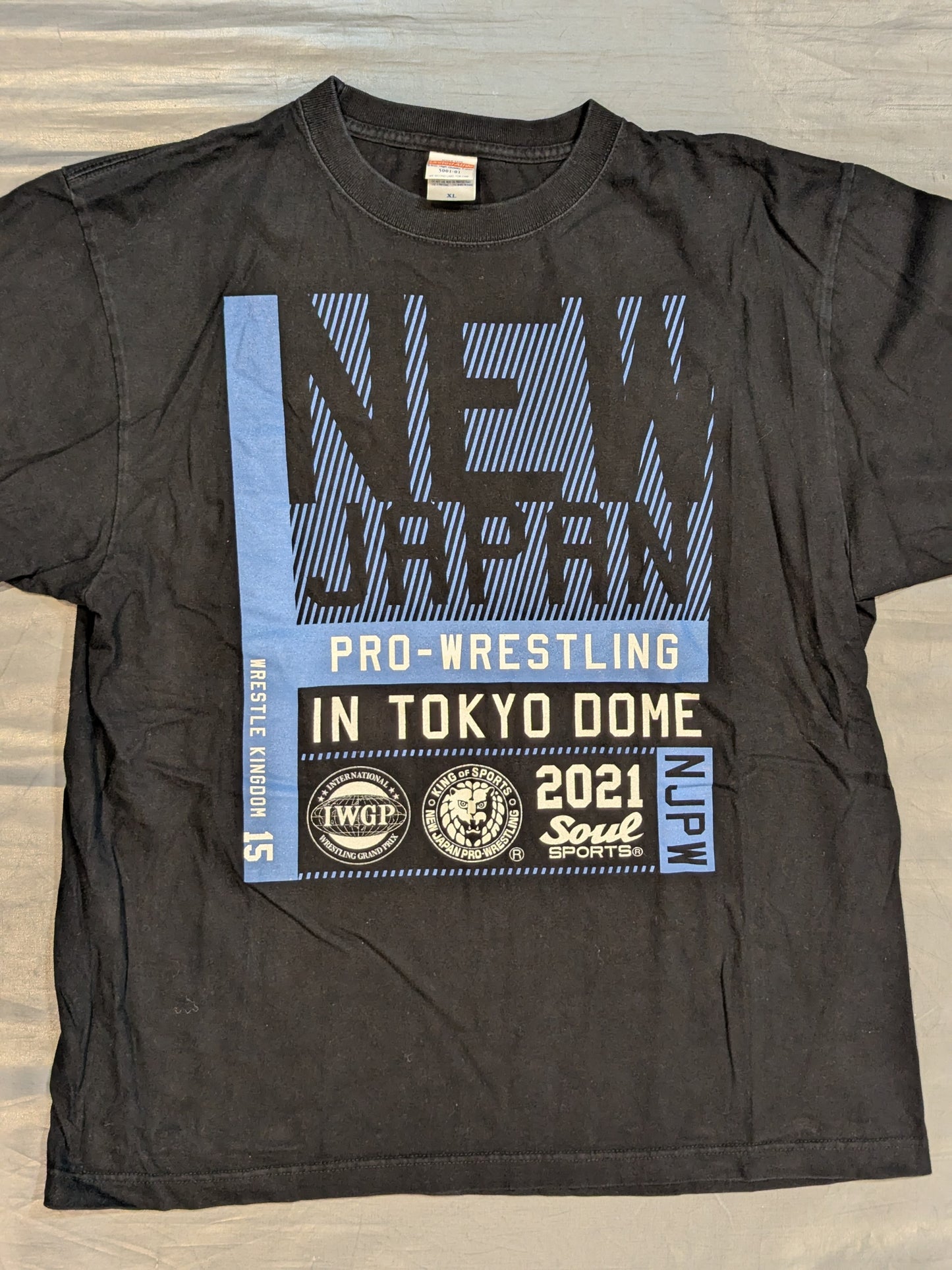 WRESTLE KINGDOM 15 大会記念「SOUL SPORTS」Tシャツ③
