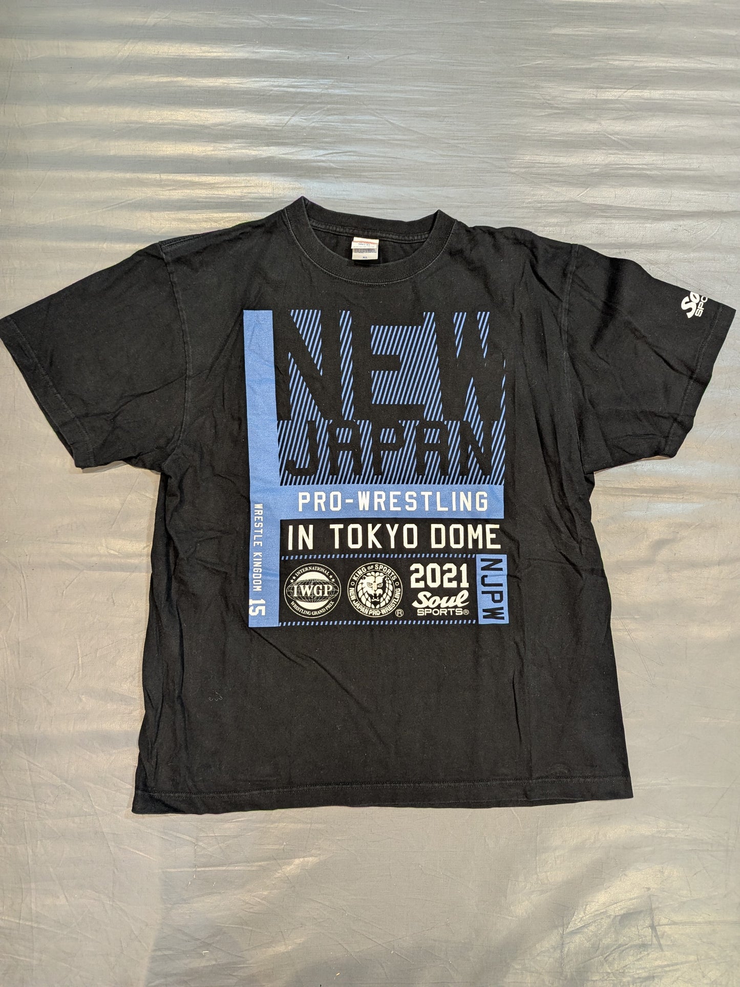 WRESTLE KINGDOM 15 大会記念「SOUL SPORTS」Tシャツ③