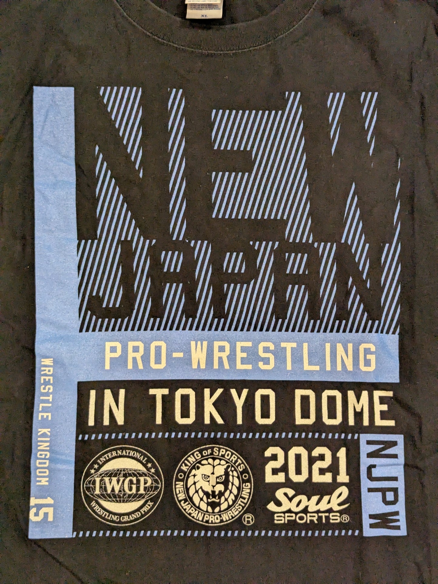 WRESTLE KINGDOM 15 大会記念「SOUL SPORTS」Tシャツ③