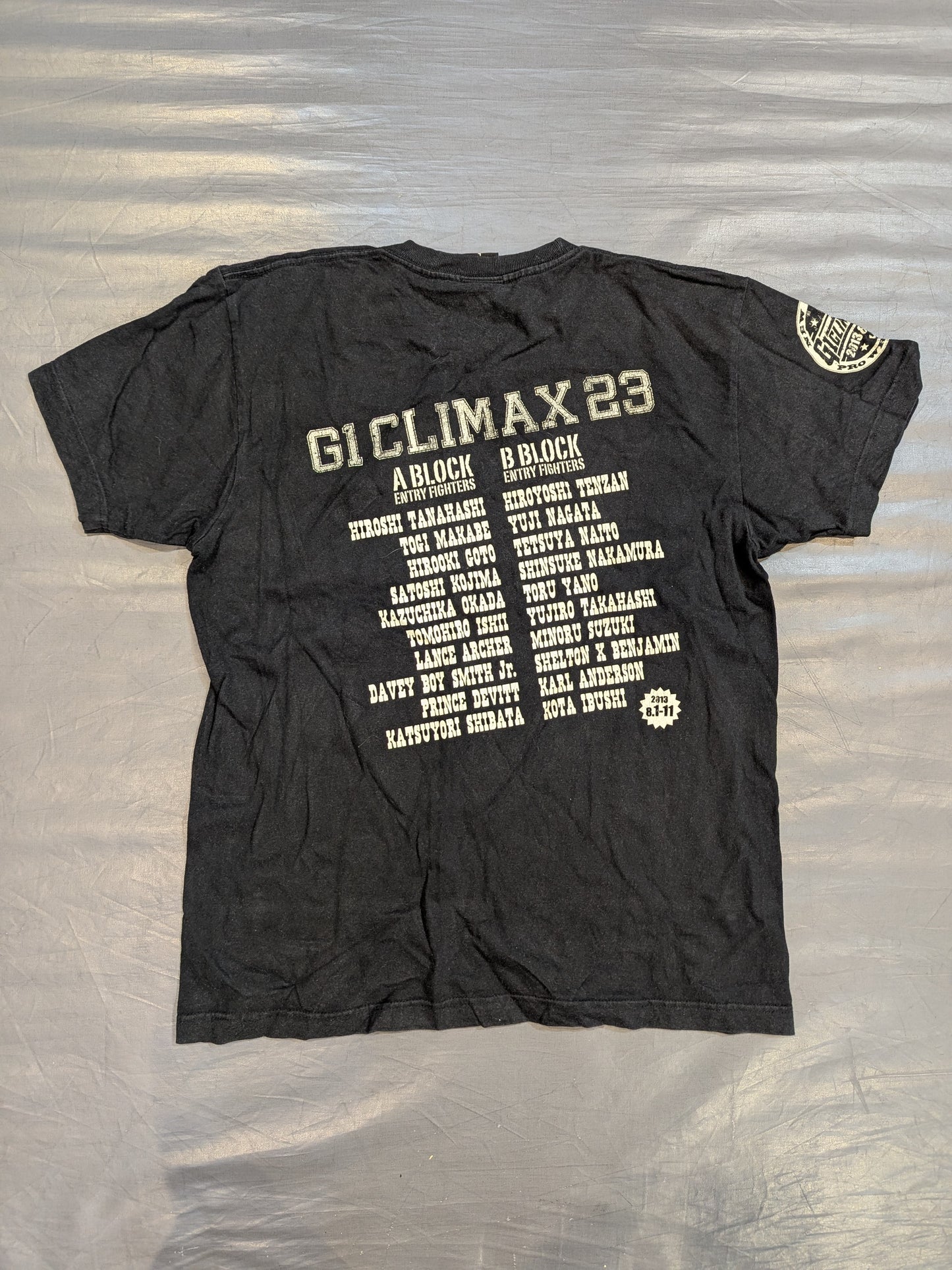 G1 CLIMAX 23 大会記念Tシャツ②