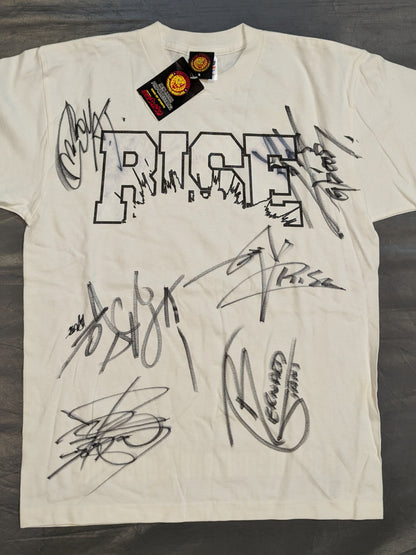 【オリジナルメンバー7選手直筆サイン入り】 RISE Tシャツ