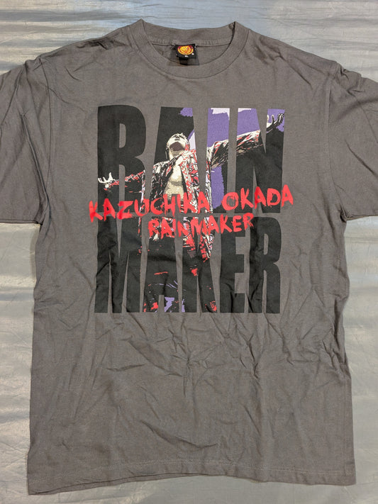 オカダ・カズチカ「RAINMAKER×RAINMAKER」Tシャツ