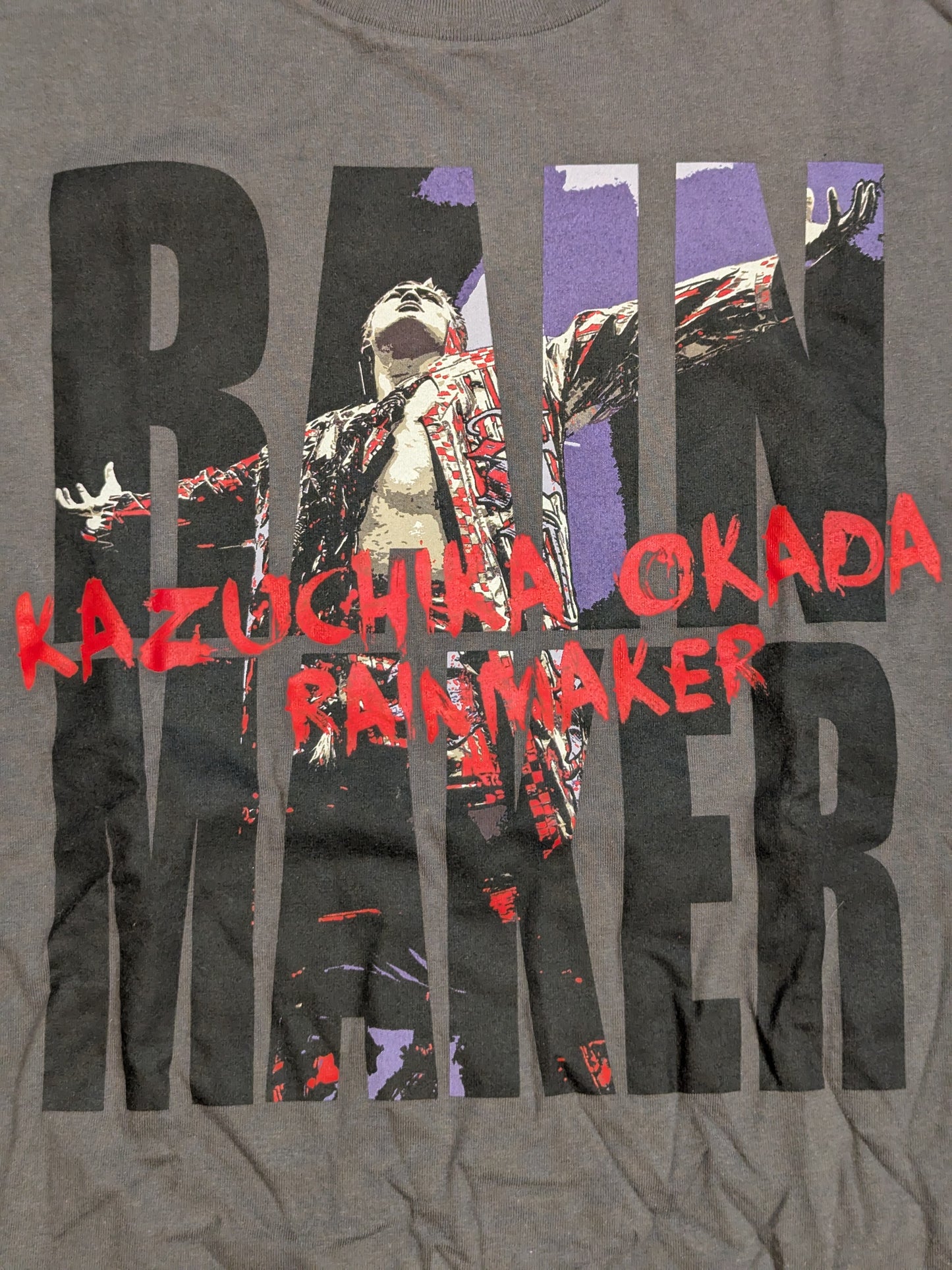 オカダ・カズチカ「RAINMAKER×RAINMAKER」Tシャツ