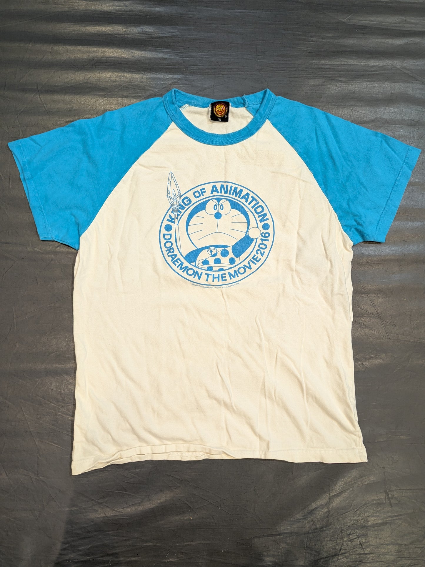 新日本プロレス「映画ドラえもん 新・のび太の日本誕生」コラボTシャツ