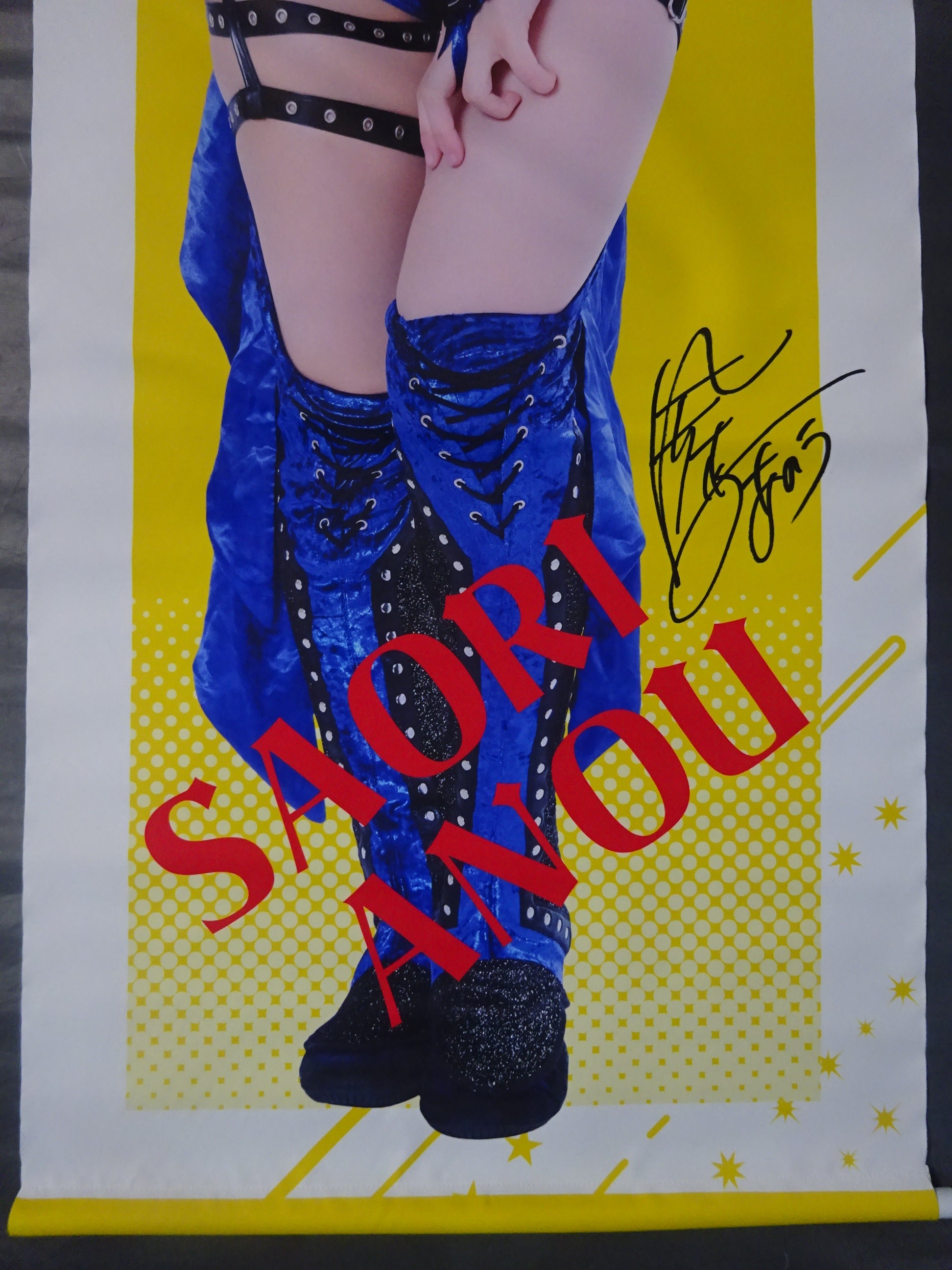 スターダム　吏南　等身大タペストリー　2025　女子プロレス　HATE スターダム×TOWER RECORDS 2025 安納サオリ 等身大タペストリー – 闘道館