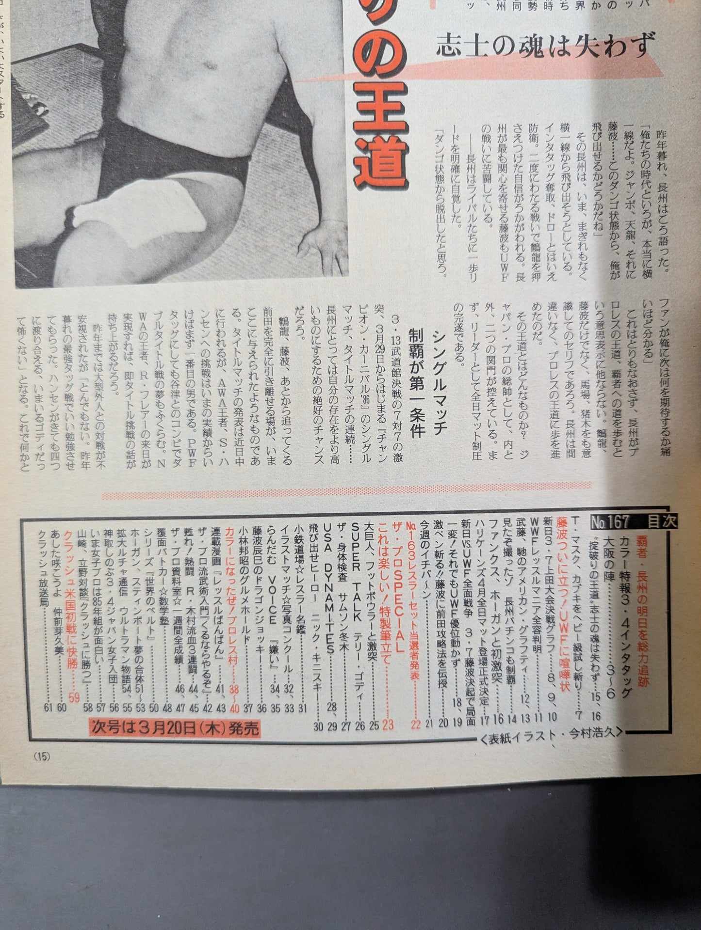 週刊ザ・プロレス167