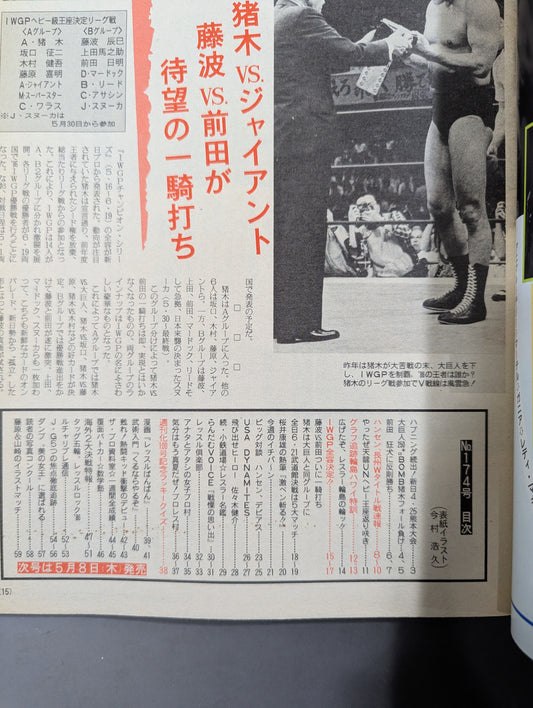 週刊ザ・プロレス174