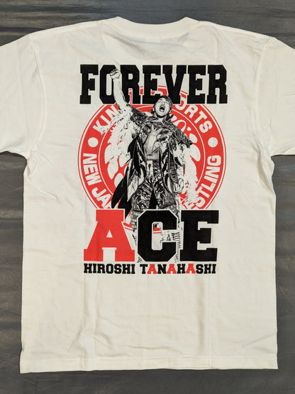 棚橋弘至「FOREVER ACE」Tシャツ②(ホワイト)