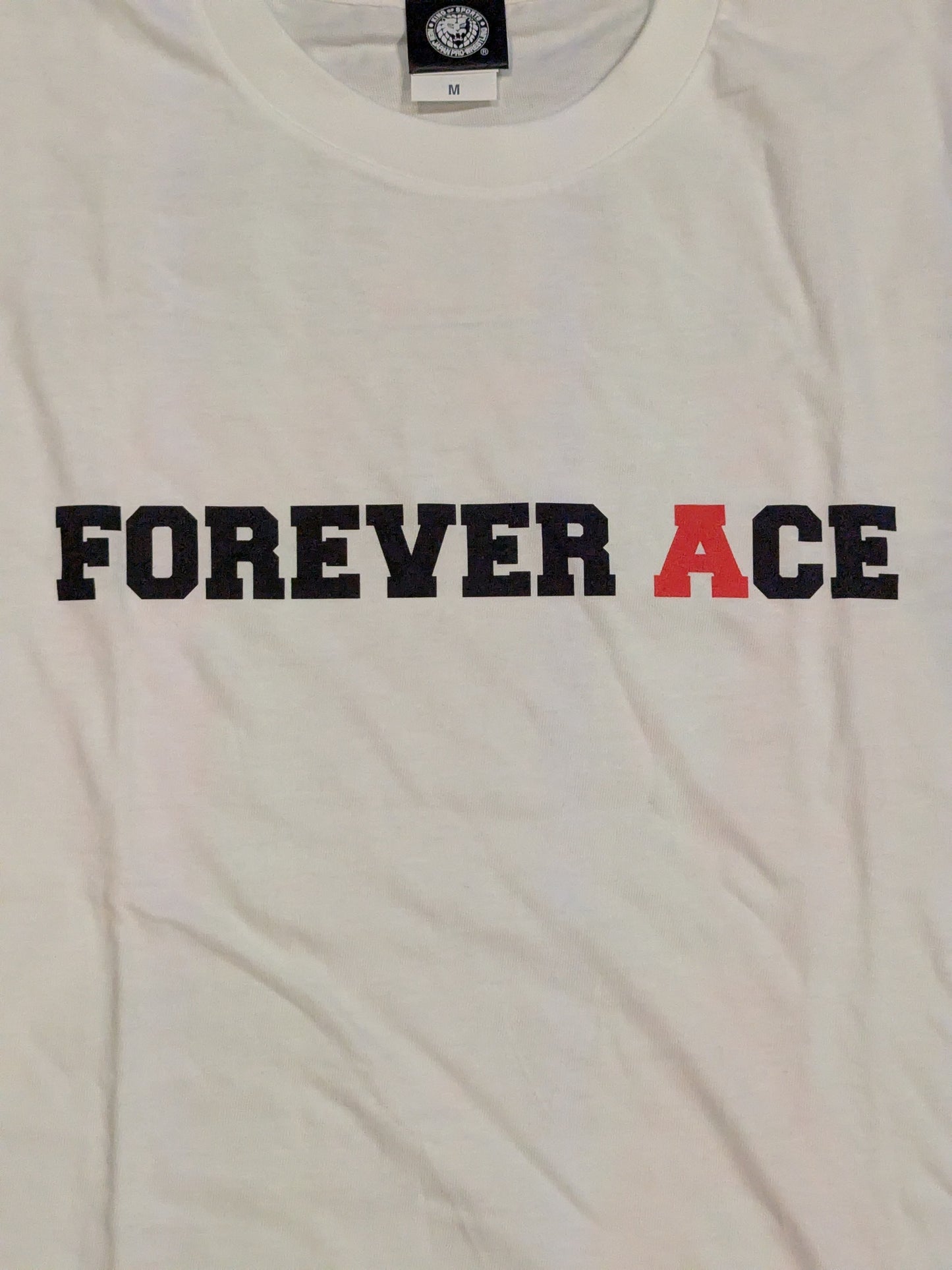 棚橋弘至「FOREVER ACE」Tシャツ②(ホワイト)