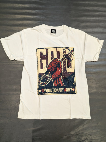 後藤洋央紀「後藤革命軍」Tシャツ(ホワイト)