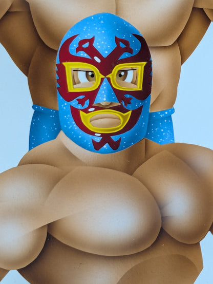 ★ Nagatoshi Sakai's original artwork ★ by Mascaras Brothers ( Mil Mascaras & Dos Caras )