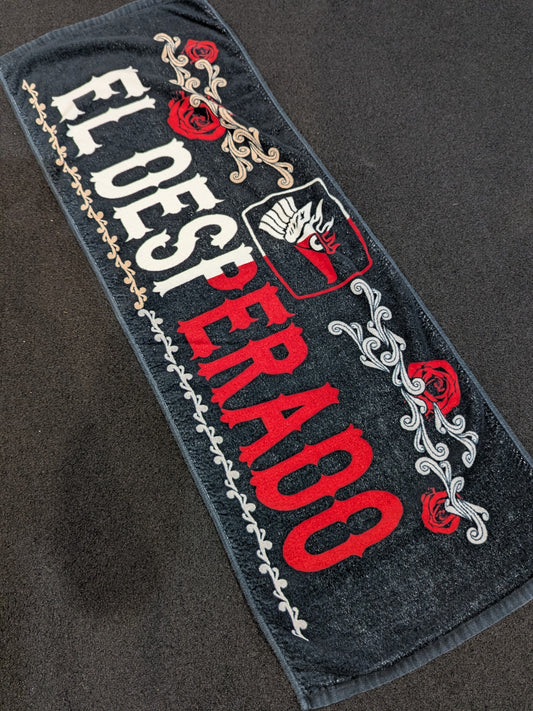 EL DESPERADO Sports Towel (Black× White× Red)