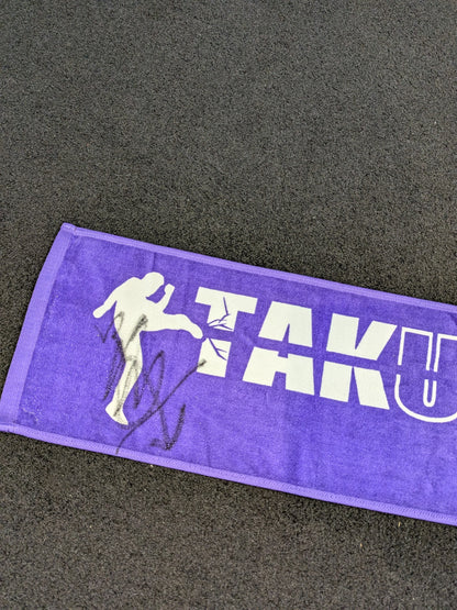 【直筆サイン入り】野村卓矢「TAKUYA NOMURA」マフラータオル