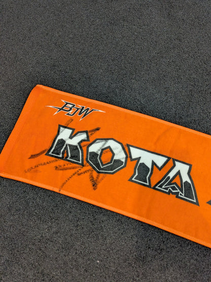 【直筆サイン入り】関札皓太「KOTA SEKIFUDA」マフラータオル